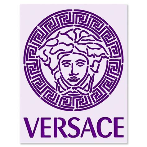 Versace pattern stencils 